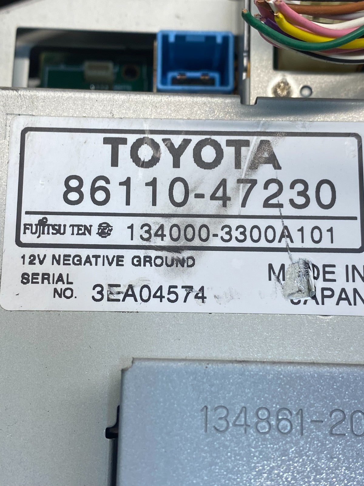 2006 to 2009 Toyota Prius Radio Stereo Receiver Screen Display AG9516 DG5