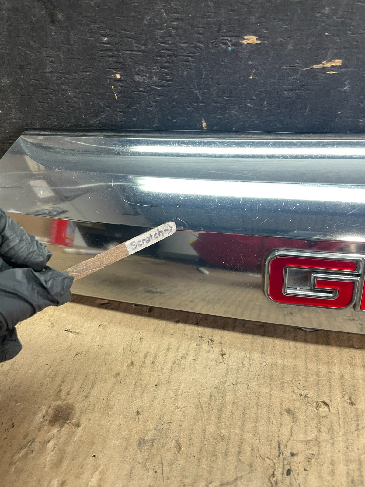 2010-2015 Gmc Terrain Lift Gate Handle Trim Back Up Camera Chrome Panel M6117 DG4