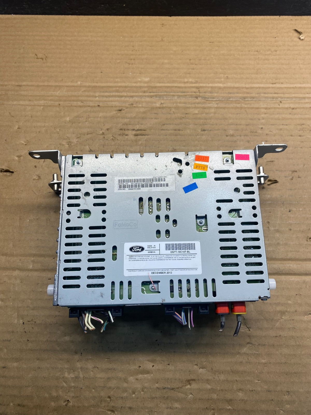 2013 2014 2015 Ford Fusion Radio Audio Receiver AM FM CD MP3 ae4774 DG4