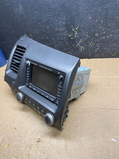 2006 - 2011 Honda Civic Radio AM/FM Climate Control Air Vent Bezel W0357 DG1