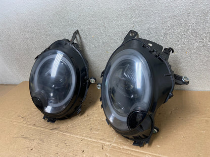 2007 to 2013 Mini Cooper Left+Right Set Xenon LED Black Headlight AB4935  DG1