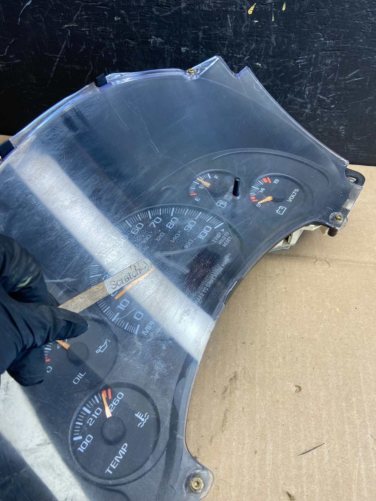 1996 to 2000 Chevrolet Express Speedometer Cluster Gauge OEM AB9393 DG1