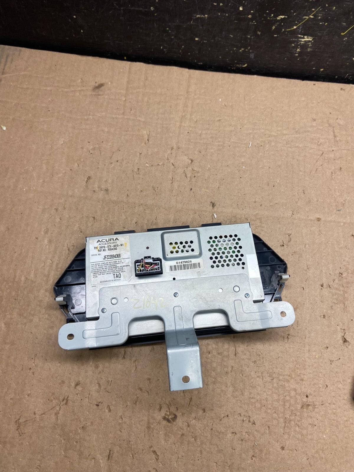 2007-2009 Acura Mdx Radio Screen Display Navi Navigation Receiver OEM Z1642 DG4