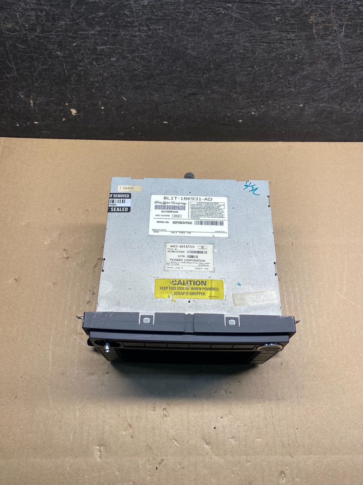 2007 - 2014 Ford Expedition Explorer Radio CD Player Screen Display OE ai7633 DG4