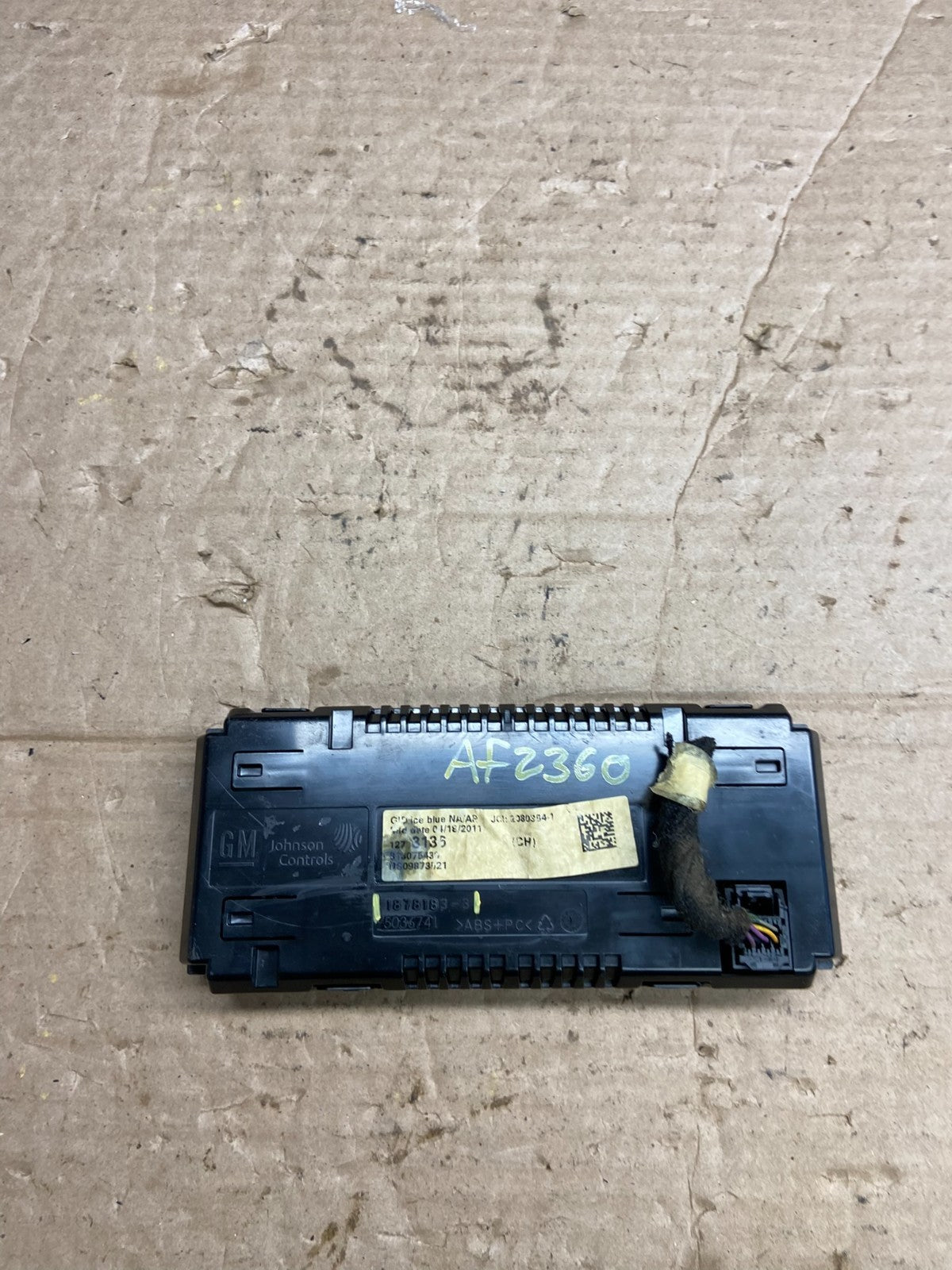 2011 to 2013 Buick Regal Radio Information Screen Display AF2360 DG4