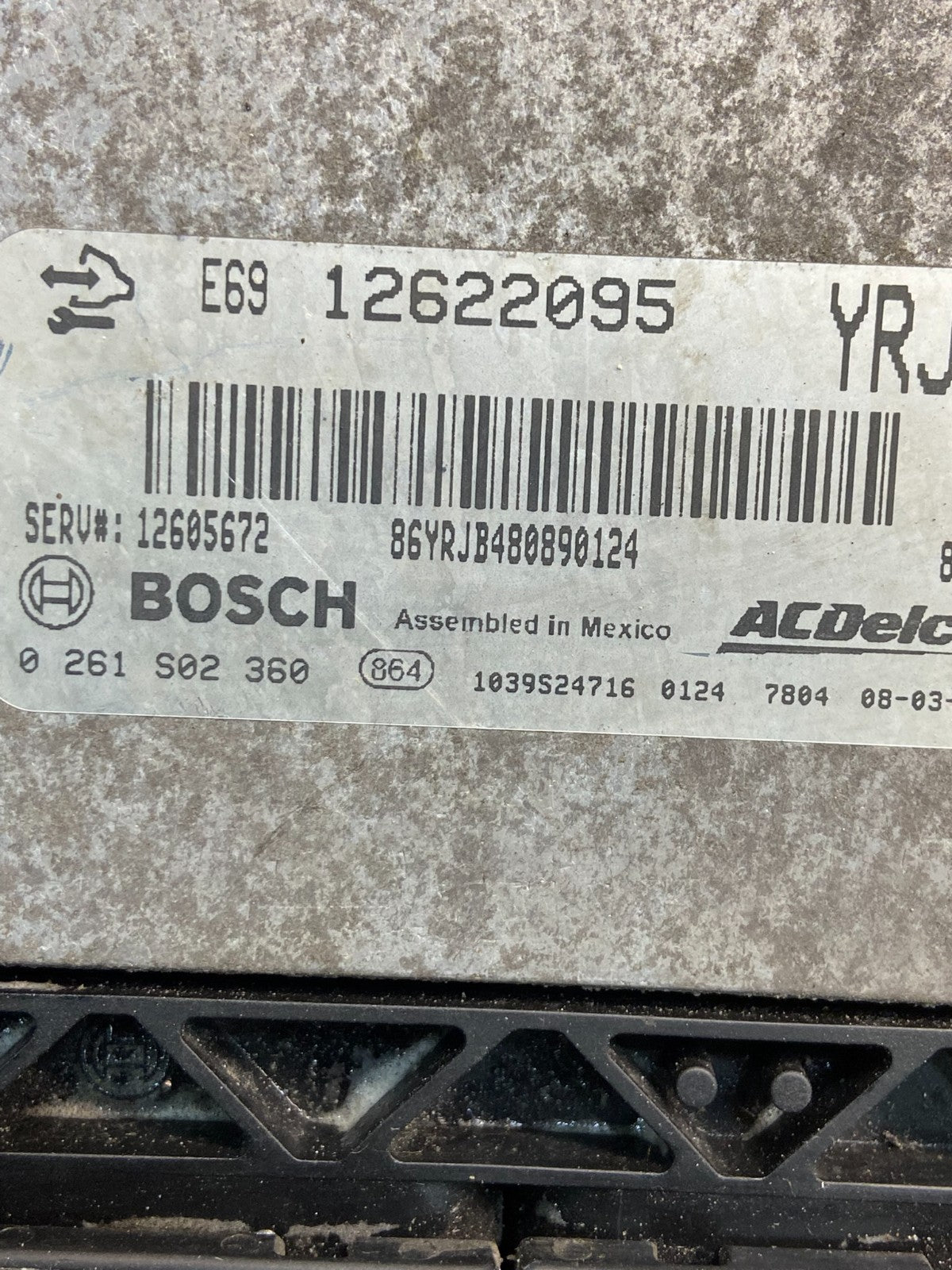 2008 - 2009 Cadillac CTS STS Engine Computer ECU Control Module ECM AE4742 DW2