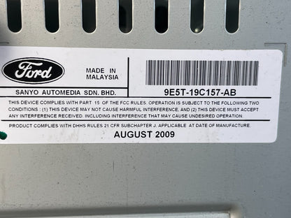 2010 2011 2012 Ford Fusion Radio Cd Receiver Mechanism 9e5t-19c157-ab AI0587 DG10