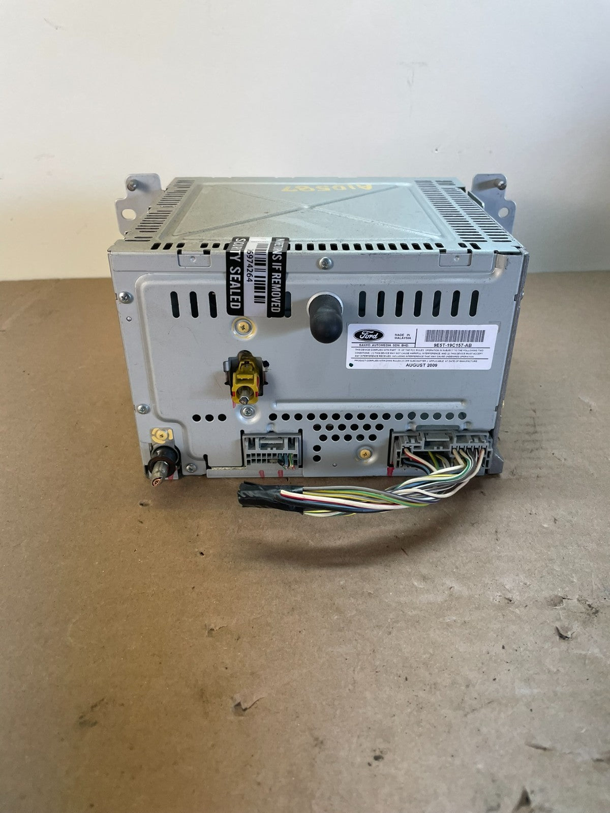2010 2011 2012 Ford Fusion Radio Cd Receiver Mechanism 9e5t-19c157-ab AI0587 DG8
