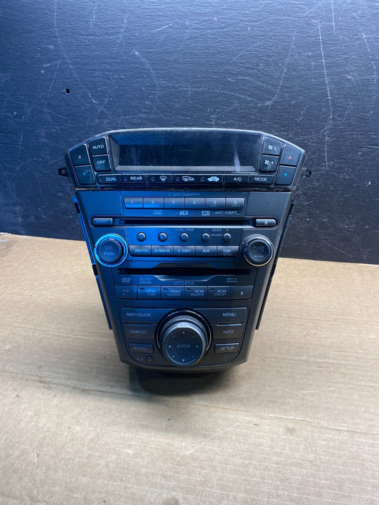 2007 to 2009 Acura Mdx Radio Stereo 6 CD Player Climate Control Pan OE AF7516 DG0