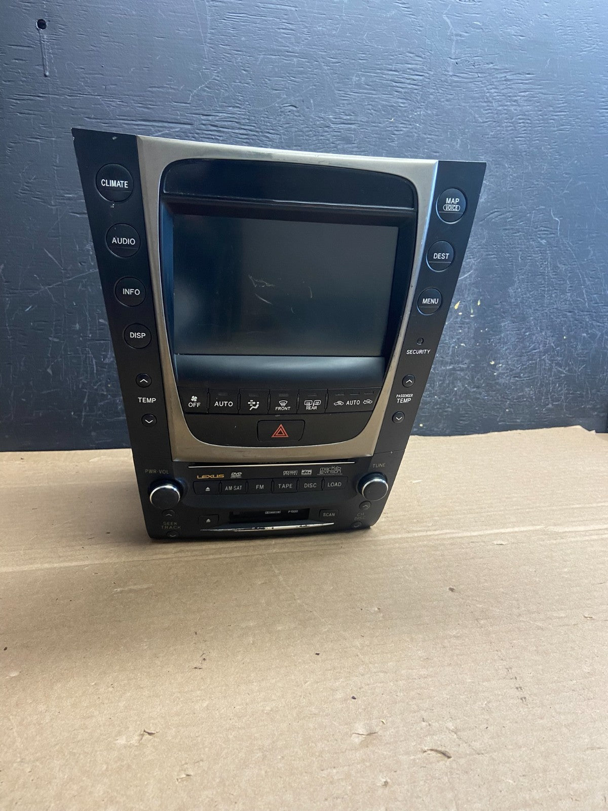 2006 to 2007 Lexus GS300 GS350 GS430 Navigation GPS Radio CD AF2448 DG0