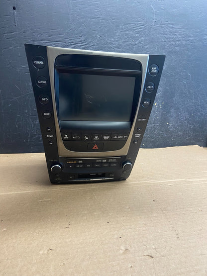 2006 to 2007 Lexus GS300 GS350 GS430 Navigation GPS Radio CD AF2448 DG0