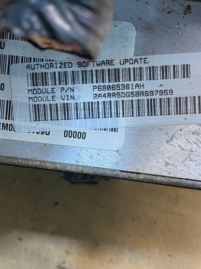 2011 Dodge Grand Caravan Town & Country ECU Engine Computer ad7363 DG2