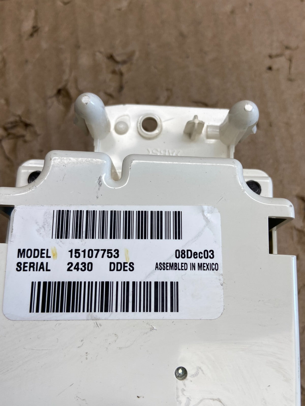 2003 to 2006 Chevrolet Silverado HVAC Heater Climate Control Module AD2331 DG4