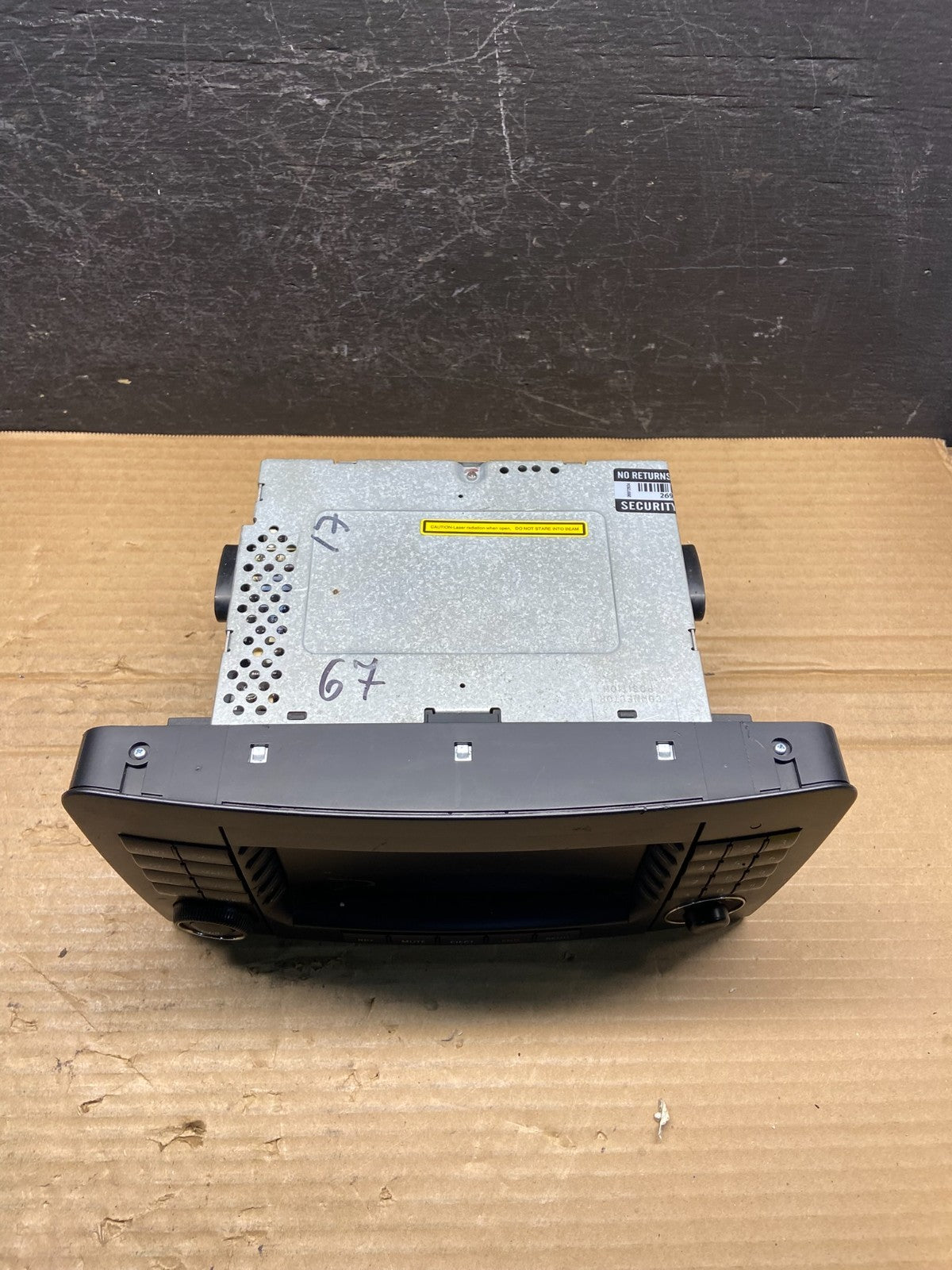2006 2007 2008 Mercedes ML350 GL450 Radio Navigation Screen Display ae4551 DG3