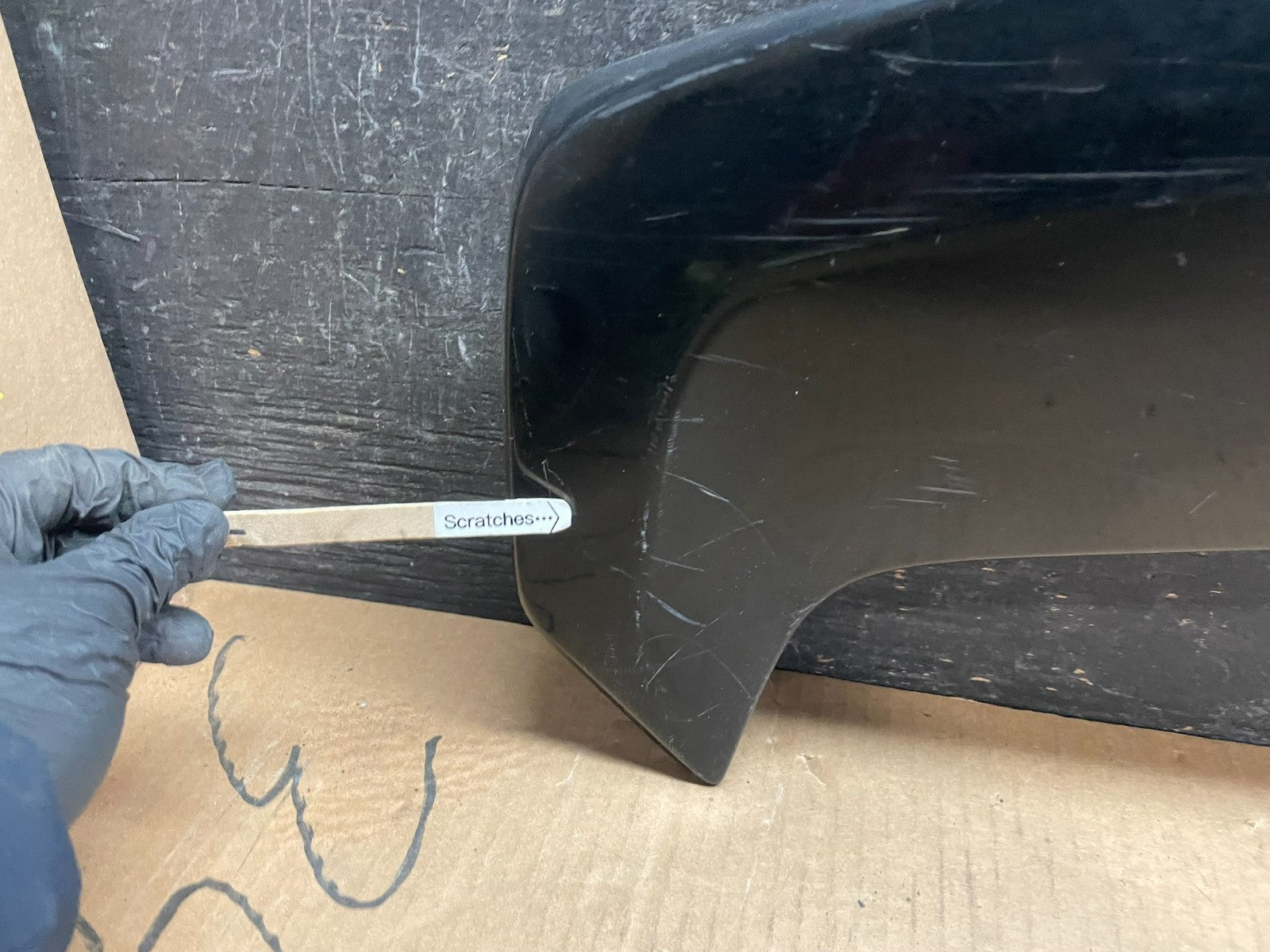2008-2011 Subaru Impreza Hatchback Rear Upper Tailgate Roof Spoiler OEM Y1921 DG5