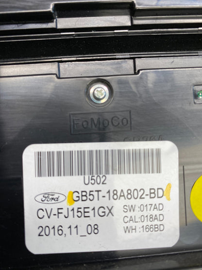 2016-2018 Ford Explorer Radio Heater Climate A/C Control Bezel Trim AC9463 DG5