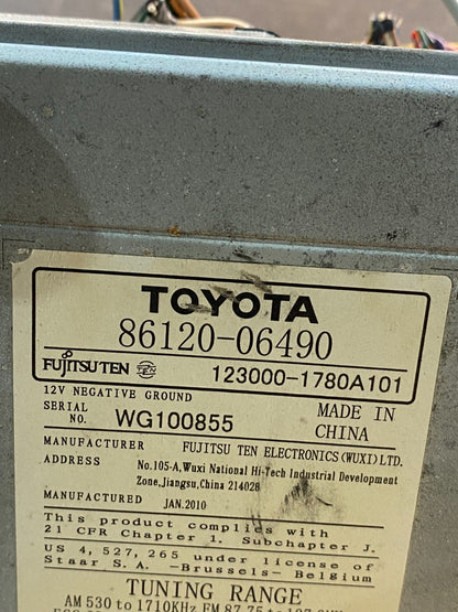 2007 to 2009 Toyota Camry Radio CD Player Climate Control Bezel ae7920 DG8