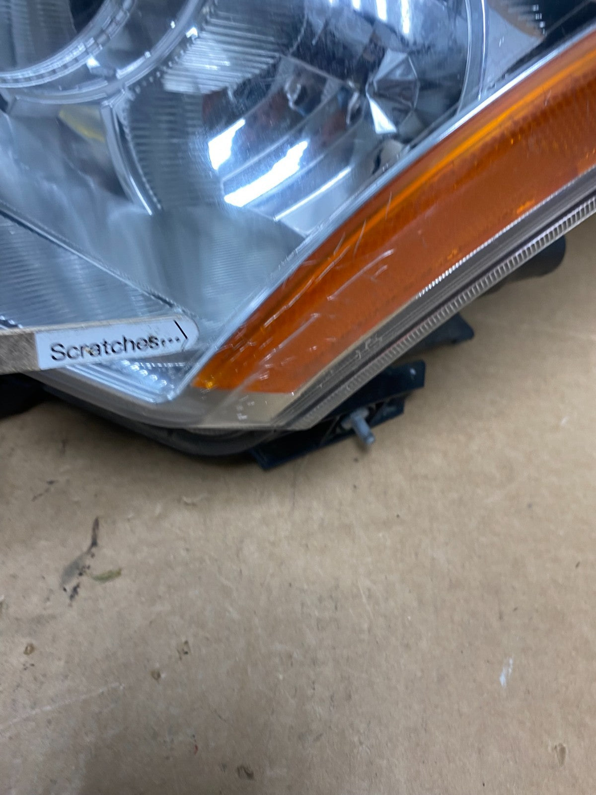 2008 to 2013 Nissan Rogue Left Driver LH Halogen Headlight DEPO AD5489 DW3