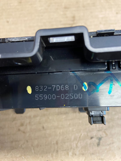 2014 to 2016 Toyota Corolla Climate Heater A/C AC Control Panel AH3555 DG4