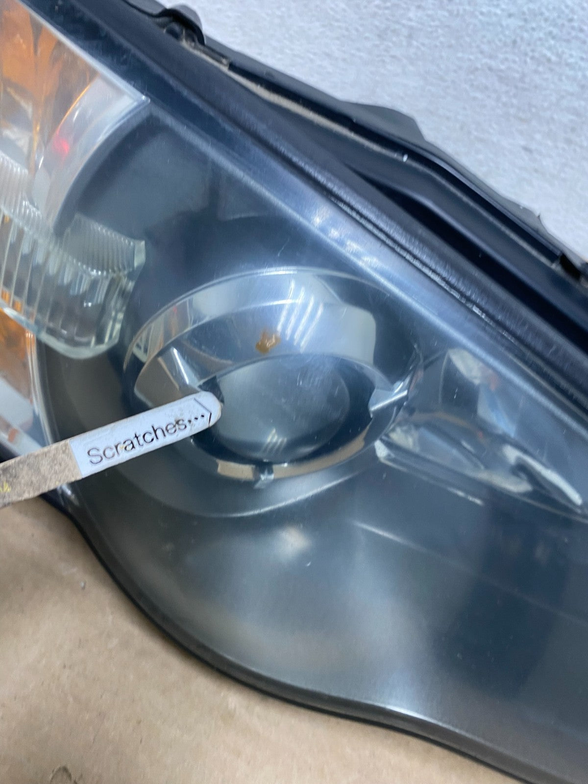 2006 to 2007 Subaru Legacy Right Passenger RH Side Black Headlight AD3787 DW3