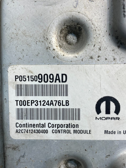 2015 Dodge Dart ECU ECM Engine Computer Module AH7212 DW2