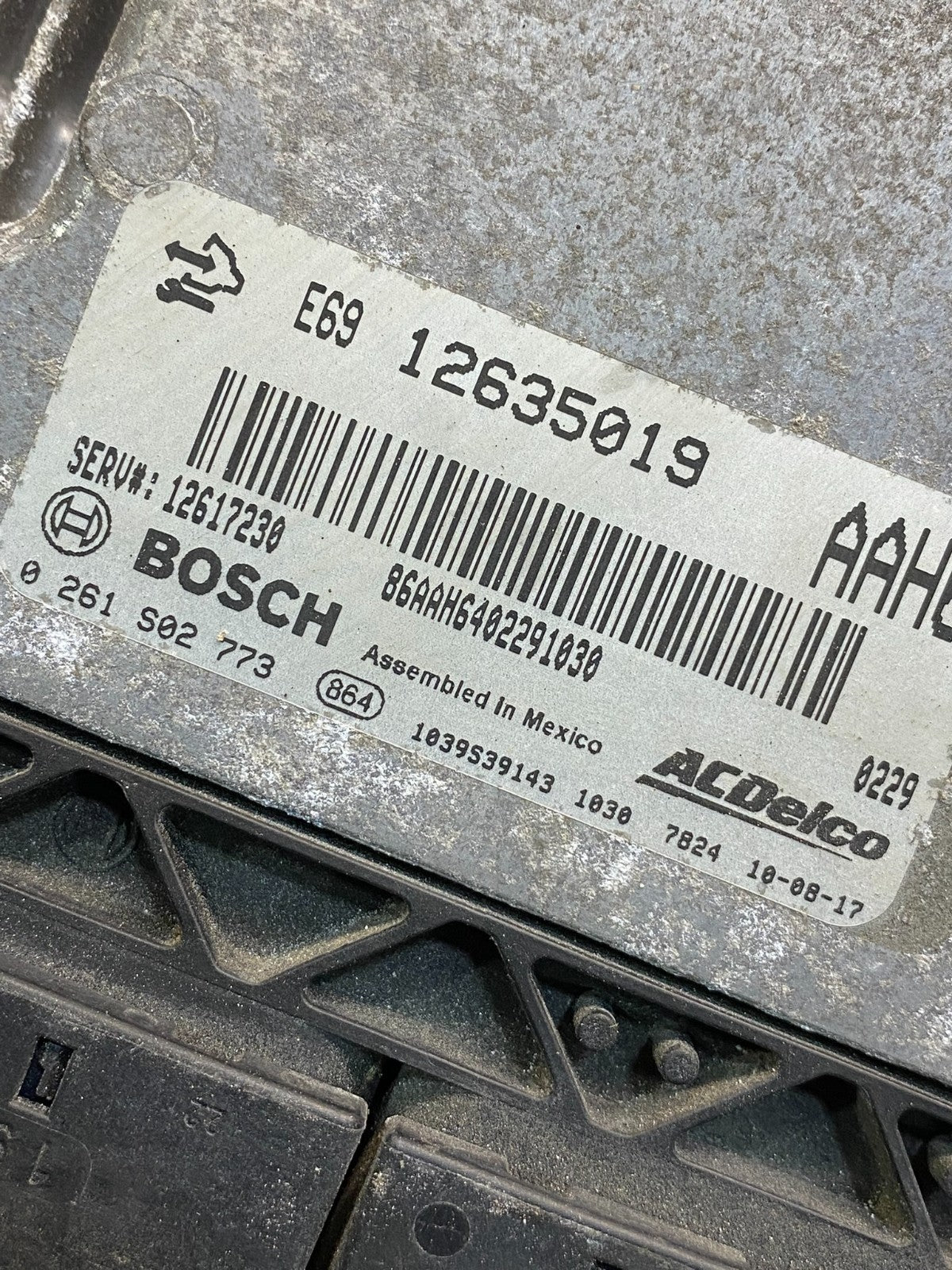 2010 2011 GMC Acadia Traverse Engine Control Module ECM ECU 12635019 AI9905 DW2