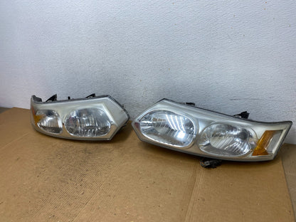 2003 to 2007 Saturn Ion Halogen Headlights Left+Right Side AE0312 DW1