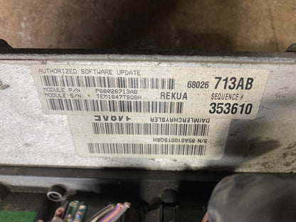 2007 Jeep Grand Cherokee 3.7L Engine Computer ECU PCM ECM p68026713ab L3461 OEM2