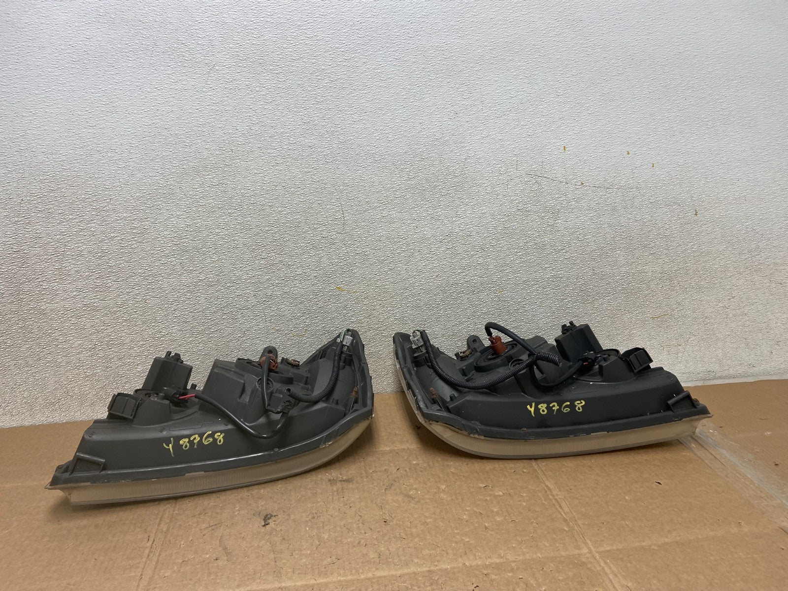 2001 2002 2003 Toyota Highlander Headlights Left+Right Side Oem Y8768 DW9