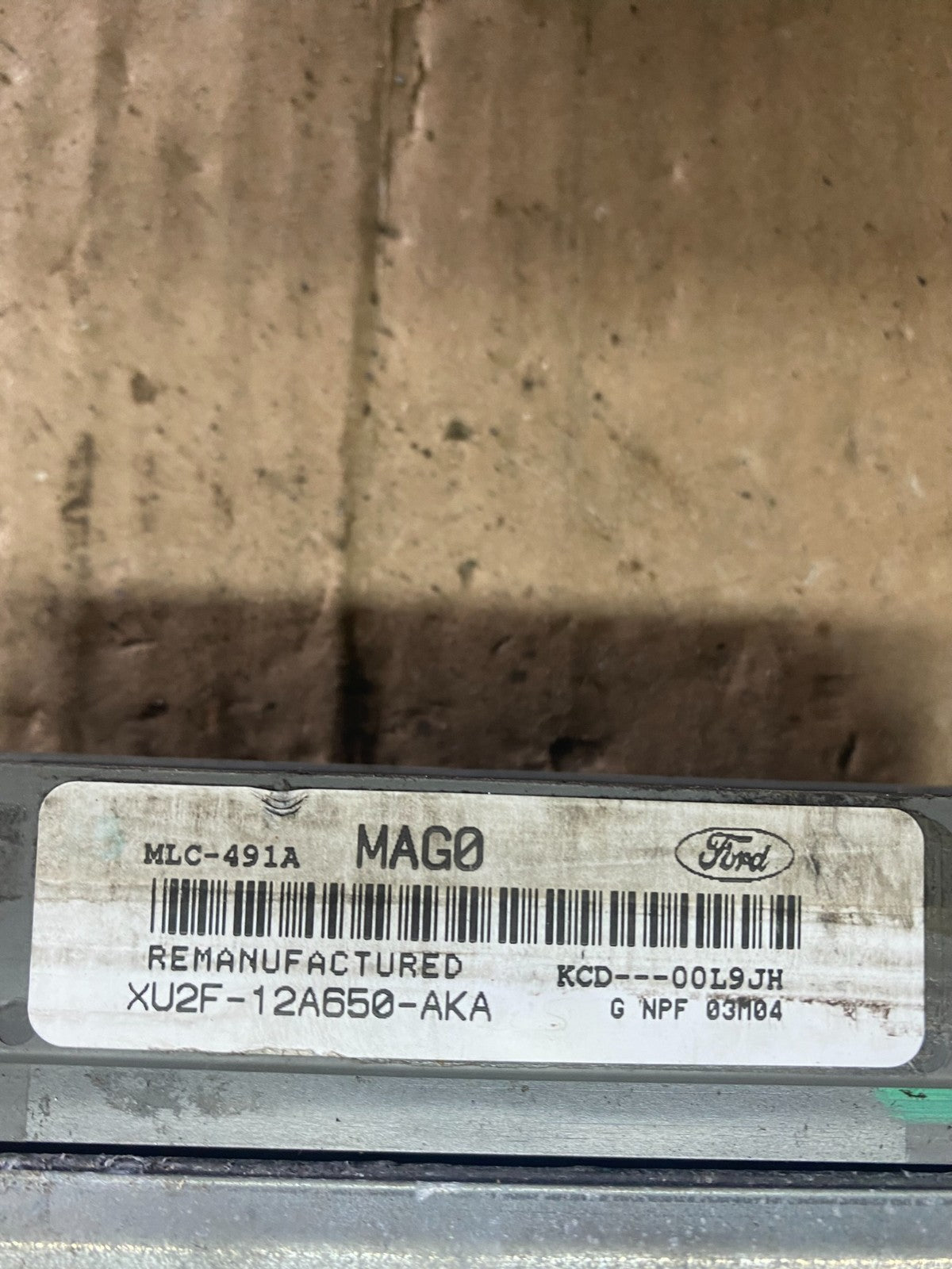 1999 Ford E150 5.4L ECM ECU Engine Computer Module OEM xu2f-12a650-aka P0799 DG3
