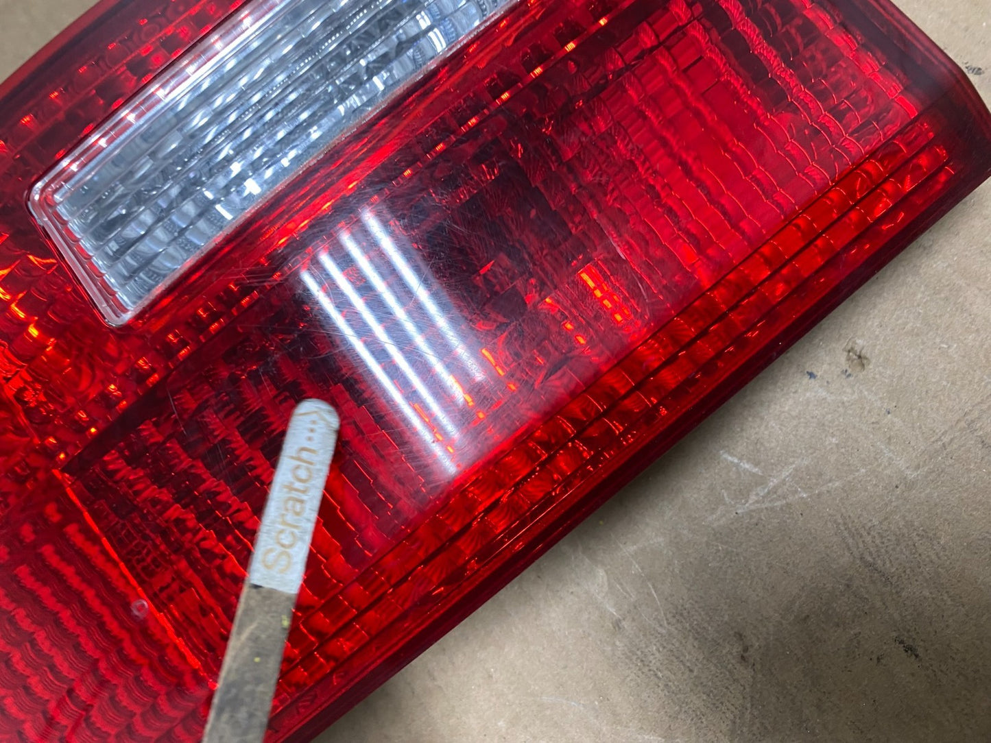 2005 Honda Accord Left Side Driver Lh Inner Trunk Lid Tail Light OEM W8438 DW3