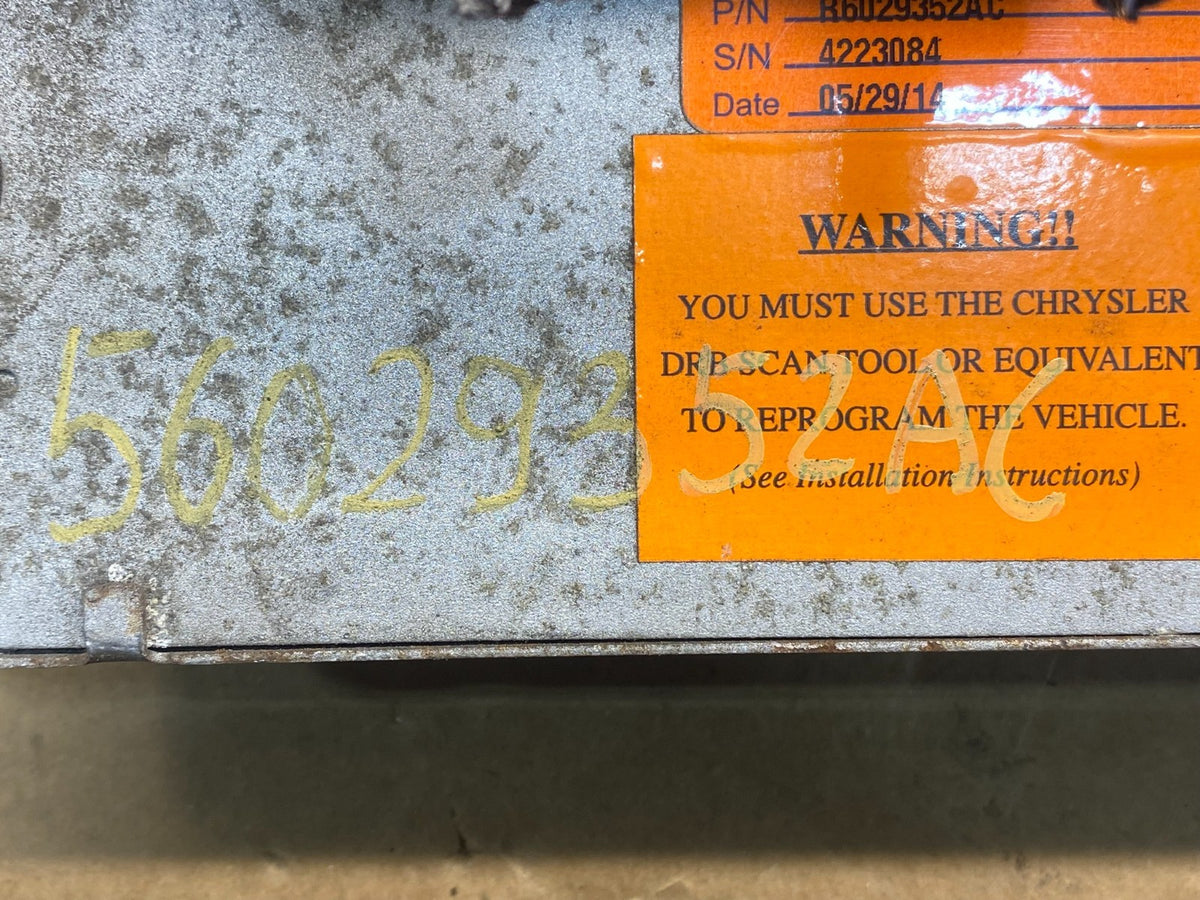 2002 Dodge Dakota 3.9L Engine Computer Module ECM ECU Unit ah4834 DG2