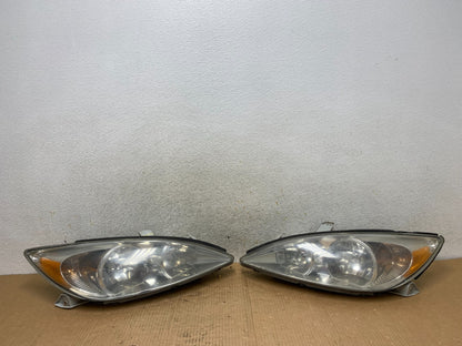 2002 2003 2004 Toyota Camry Left+Right Set Side Halogen Headlights AI6664 DW0