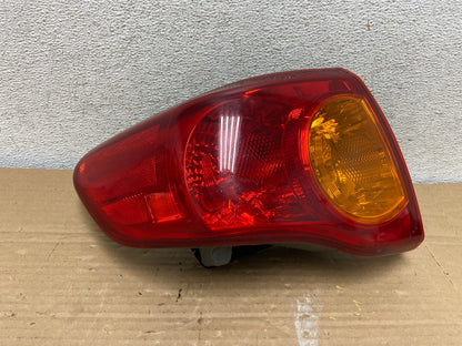 2009 to 2010 Toyota Corolla Left Driver Lh Side Tail Light AG9021 LK0