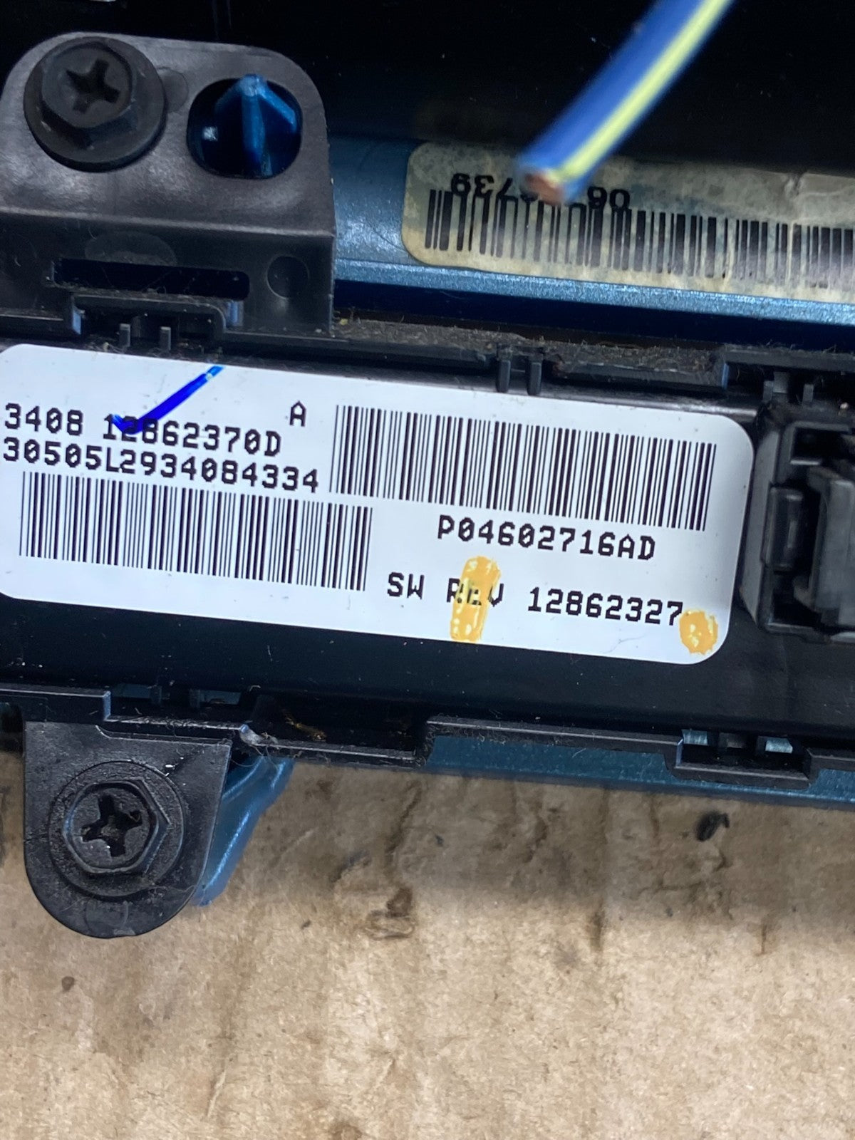 2007 to 2009 Dodge Caliber Dash Radio Center Bezel Climate Dash OEM ab9674 DG5