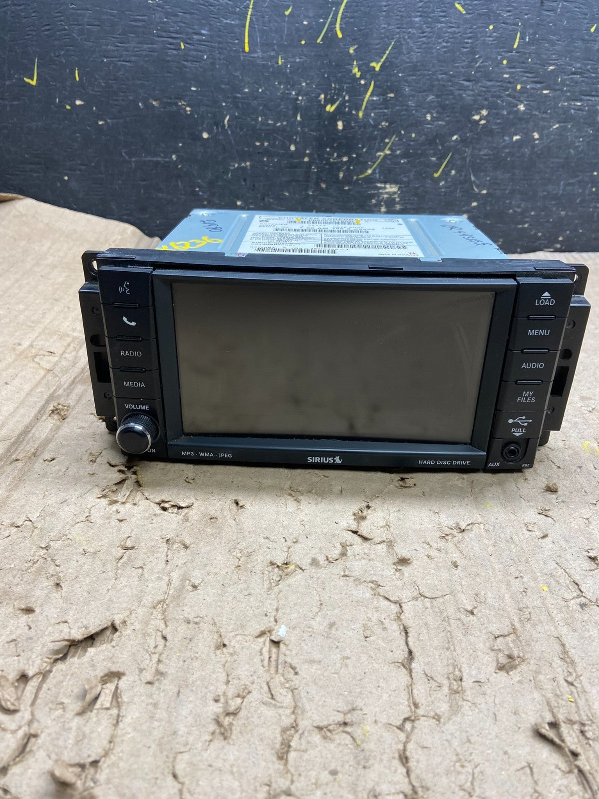 2008 2013 Jeep Dodge Chrysler Screen Display CD Player Satellite Radio X6236 DG0