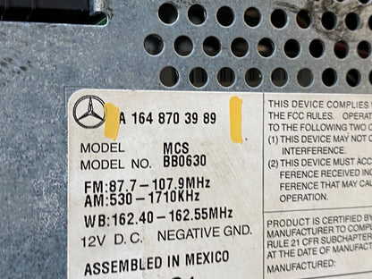2006 2007 2008 Mercedes ML350 GL450 Radio Navigation Screen Display ab9645 DG5