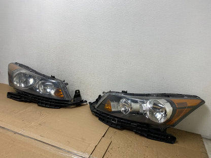 2008 to 2012 Honda Accord Sedan Left+Right Set Halogen Headlights AE6699 DW1