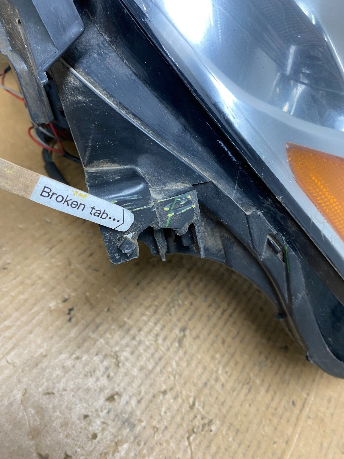 2013 2014 2015 Chevrolet Malibu Headlight Projector Left Driver Side AE1601 DW6