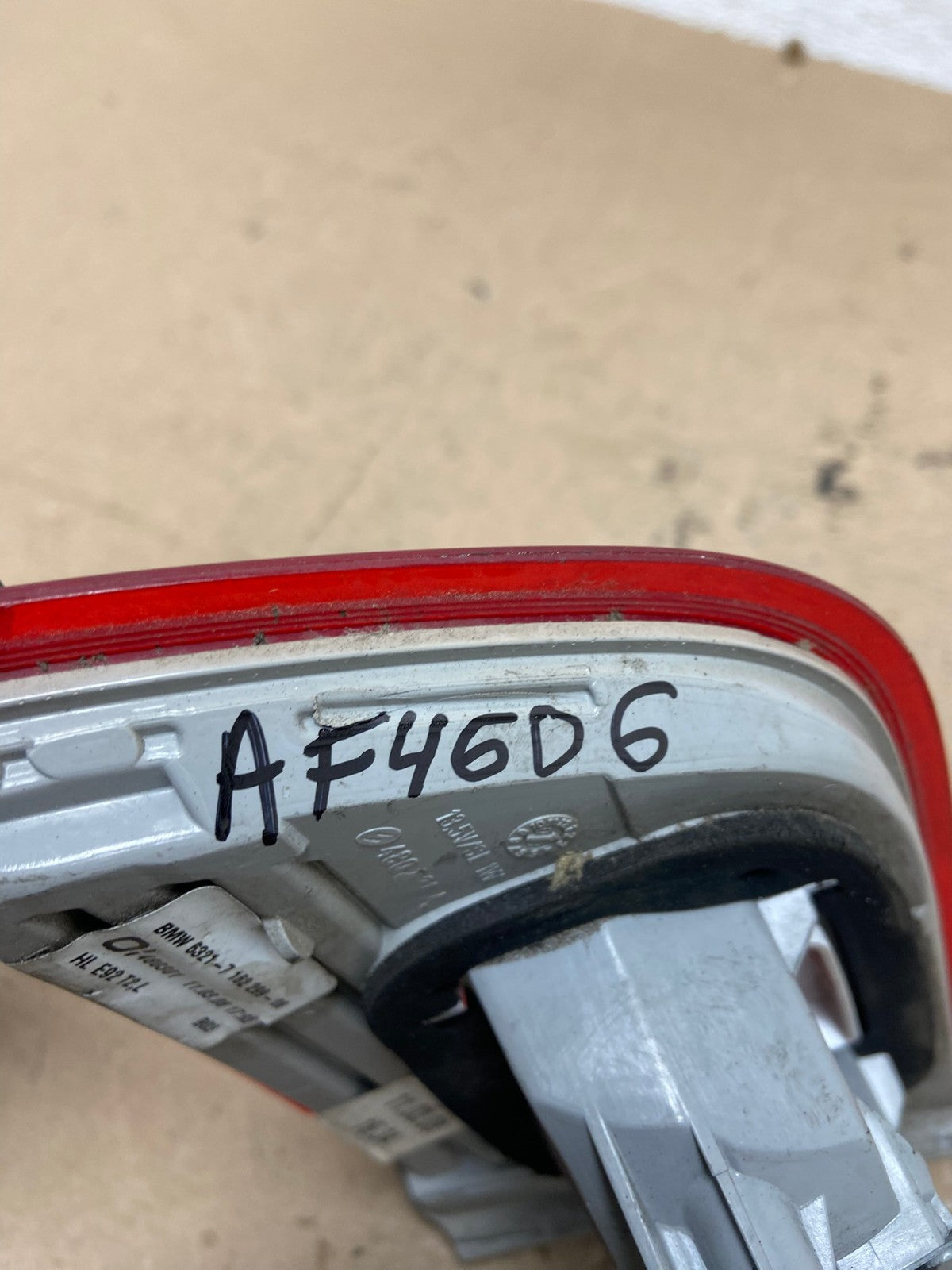 2007 to 2010 BMW 3 Coupe E92 Left Driver Lh Tail Light Inner AF4606 LK7