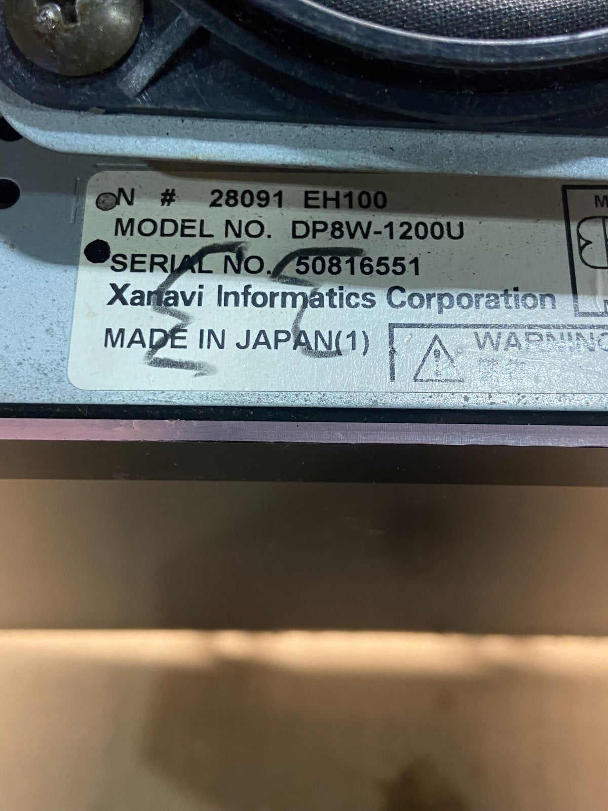 2006 2007 Infiniti M35 Radio Information Display Screen Air Vent Bezel ac8978 DG6