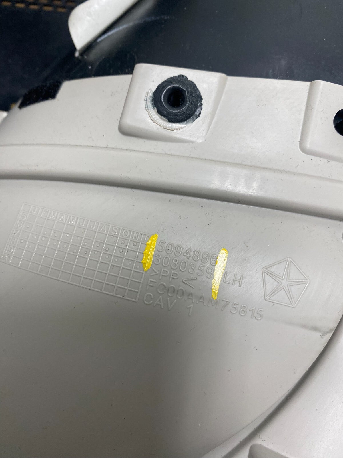 2017 to 2018 Chrysler Pacifica Rear Left Driver Sliding Door Panel M6906 DG8