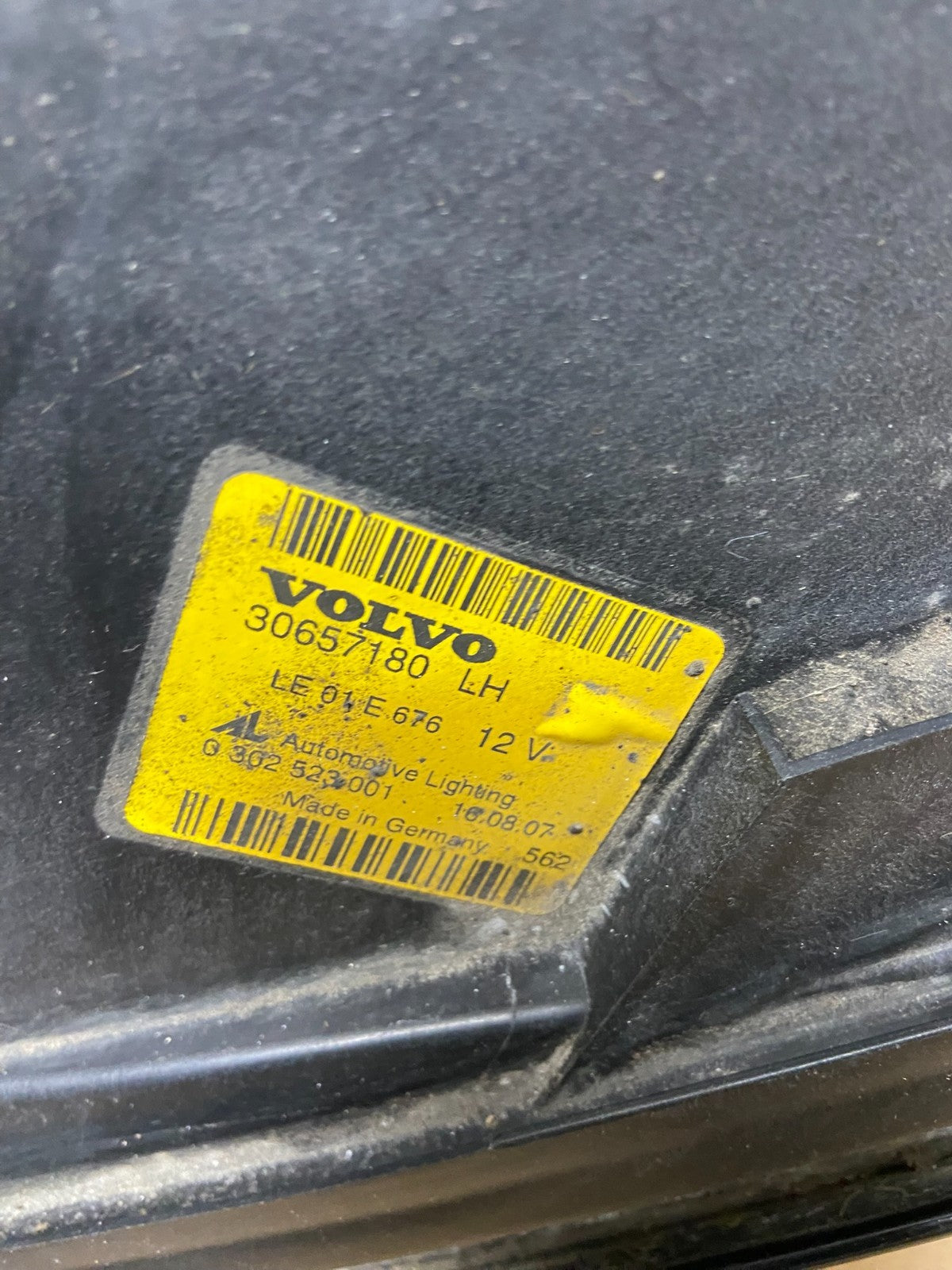 2007-2010 Volvo C30 Left Driver LH Side Headlight Z6625 DW10
