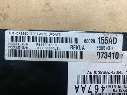 2009-2010 Jeep Grand Cherokee Computer Engine Control ECU ECM ab7176 DG2