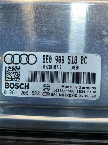 2005 2006 Audi A4 1.8L Engine Computer Ecu Pcm Ecm Pcu 8E0909518BC OEM ab0521 DG2