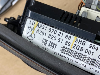 2006 2008 2009 Mercedes ML350 AC Temp Heater Climate Control OEM x6631 DG5