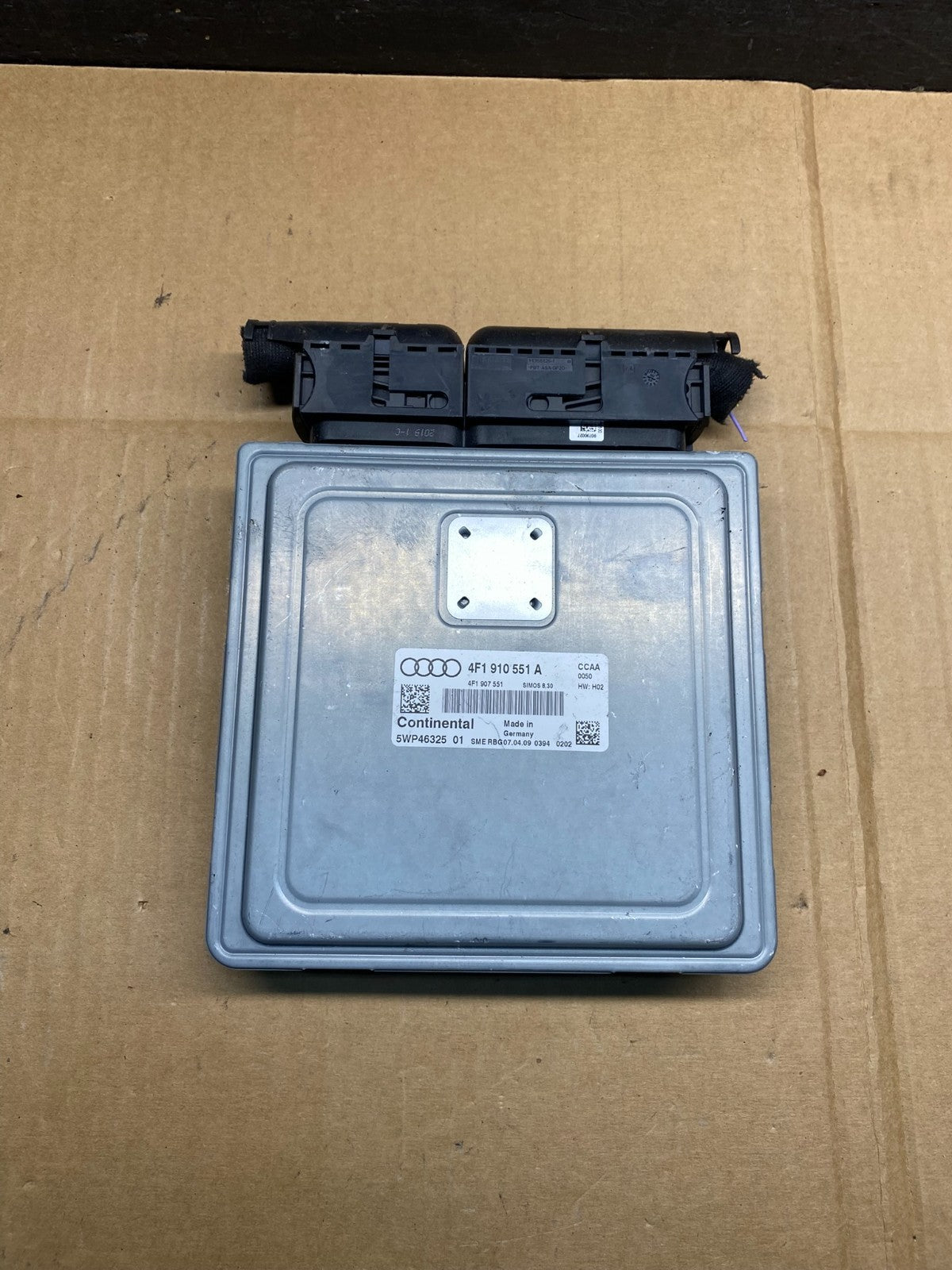 2009 to 2011 Audi A6 Engine Computer Module 4F1910551A AI9873 DW0