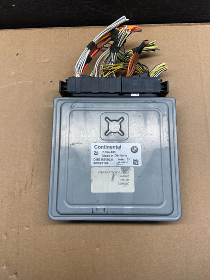 2007 to 2014 BMW X5 ECM ECU Engine Control Computer Module 7594483 AF9024 DG0
