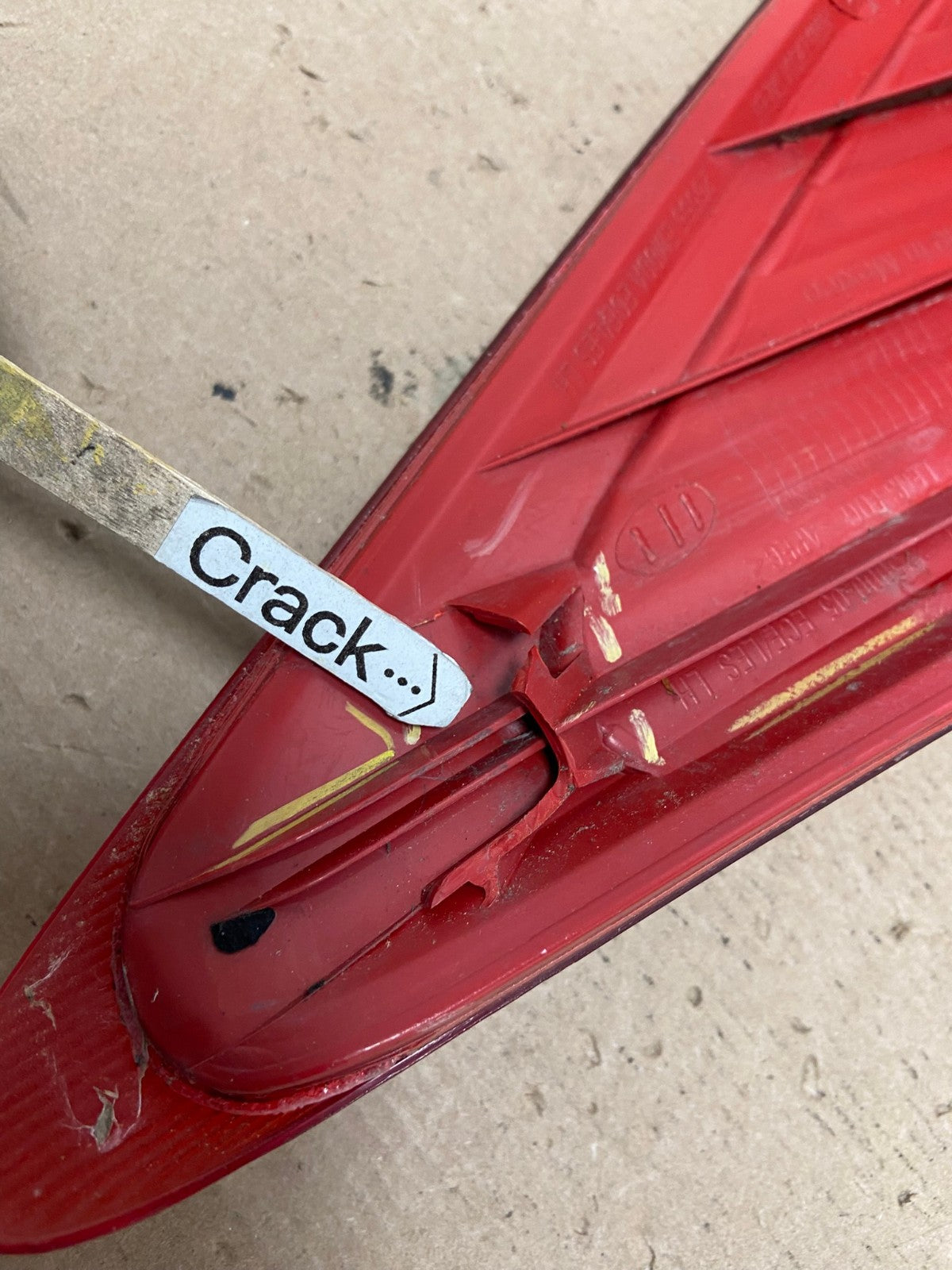 2007 - 2012 Nissan Versa Hatchback Left Driver Side Lh Tail Light AF4857 LK3