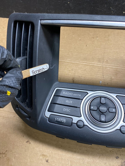2010 to 2013 Infiniti G37 Radio Player Climate Control Panel Bezel AA4771 DG3